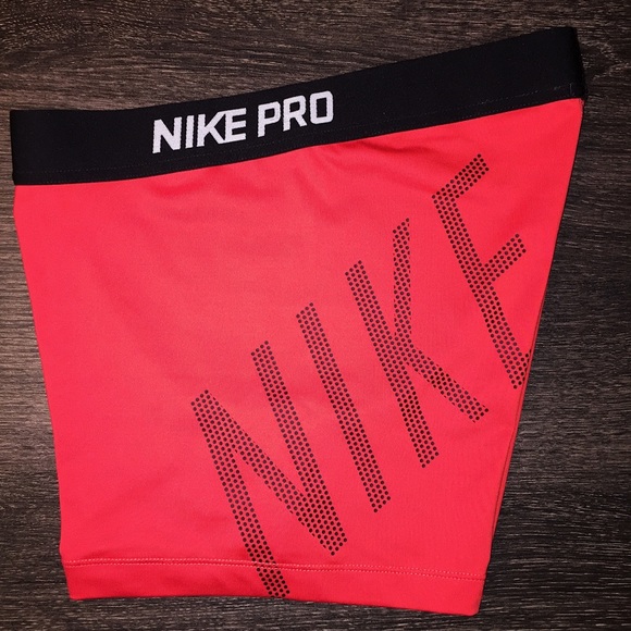 Cool Red Nike Pro Shorts